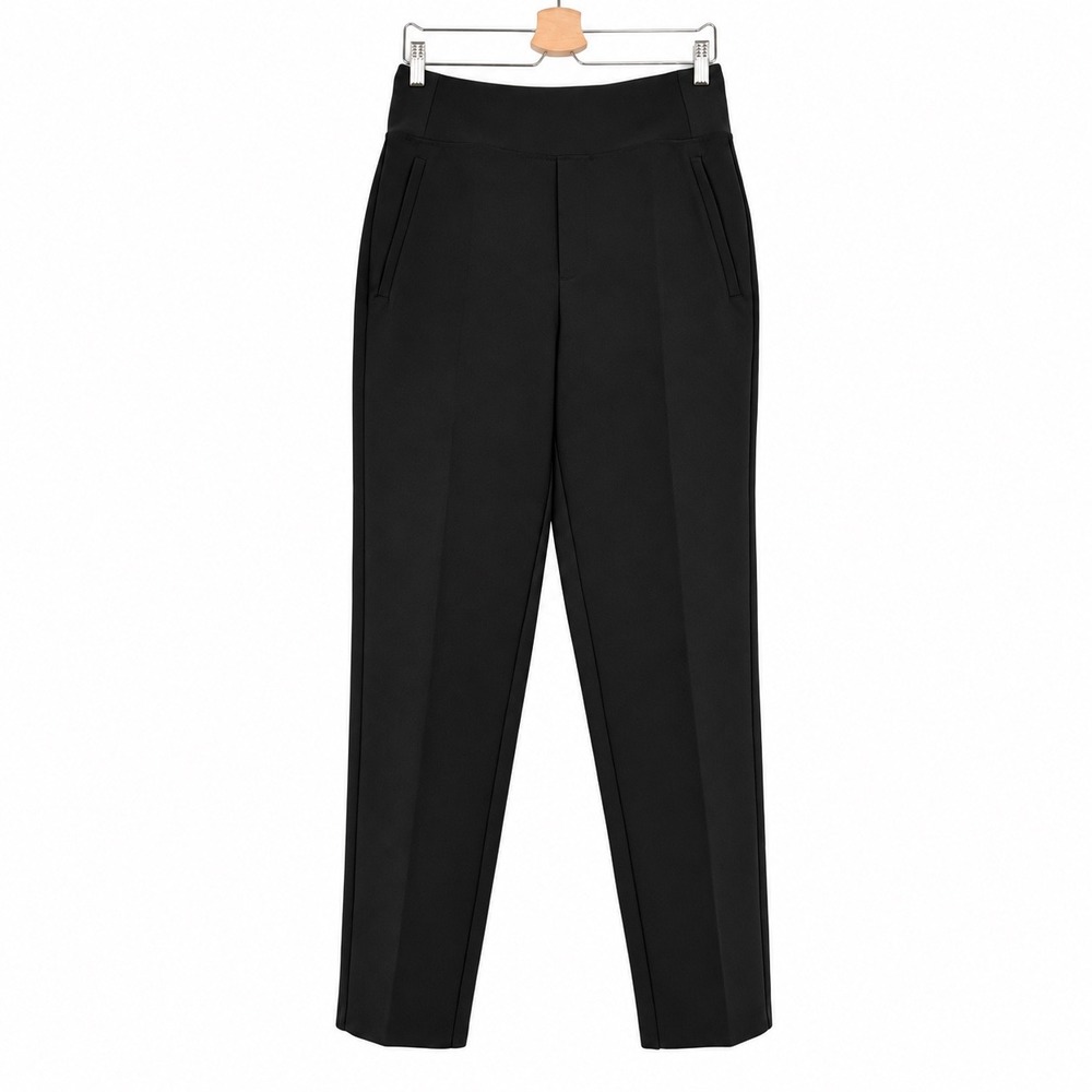 Athleta Endless High Rise Pants Women 4 Tall Black Travel Commute Office Chic
